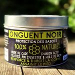 Image sur Onguent noir protecteur pour sabots à l'huile de cade & charbon actif - NOUVEAU